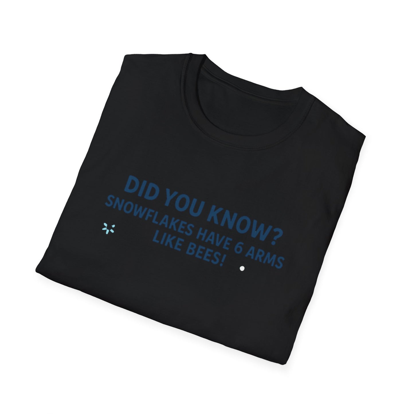 Snowflake Science: Symmetrical Design Infographic, Educational Graphic---Cozy Reader T-Shirt