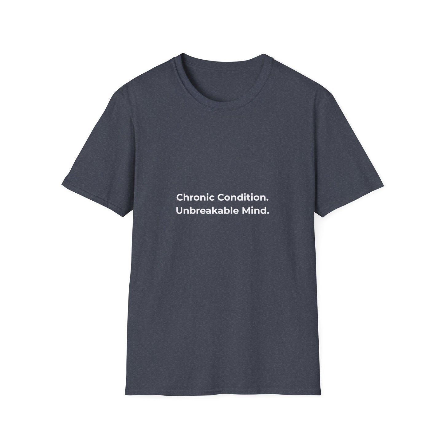 Unbreakable Mind: Chronic Condition Motivation, Resilience Typography Poster--Diabetes T-shirt