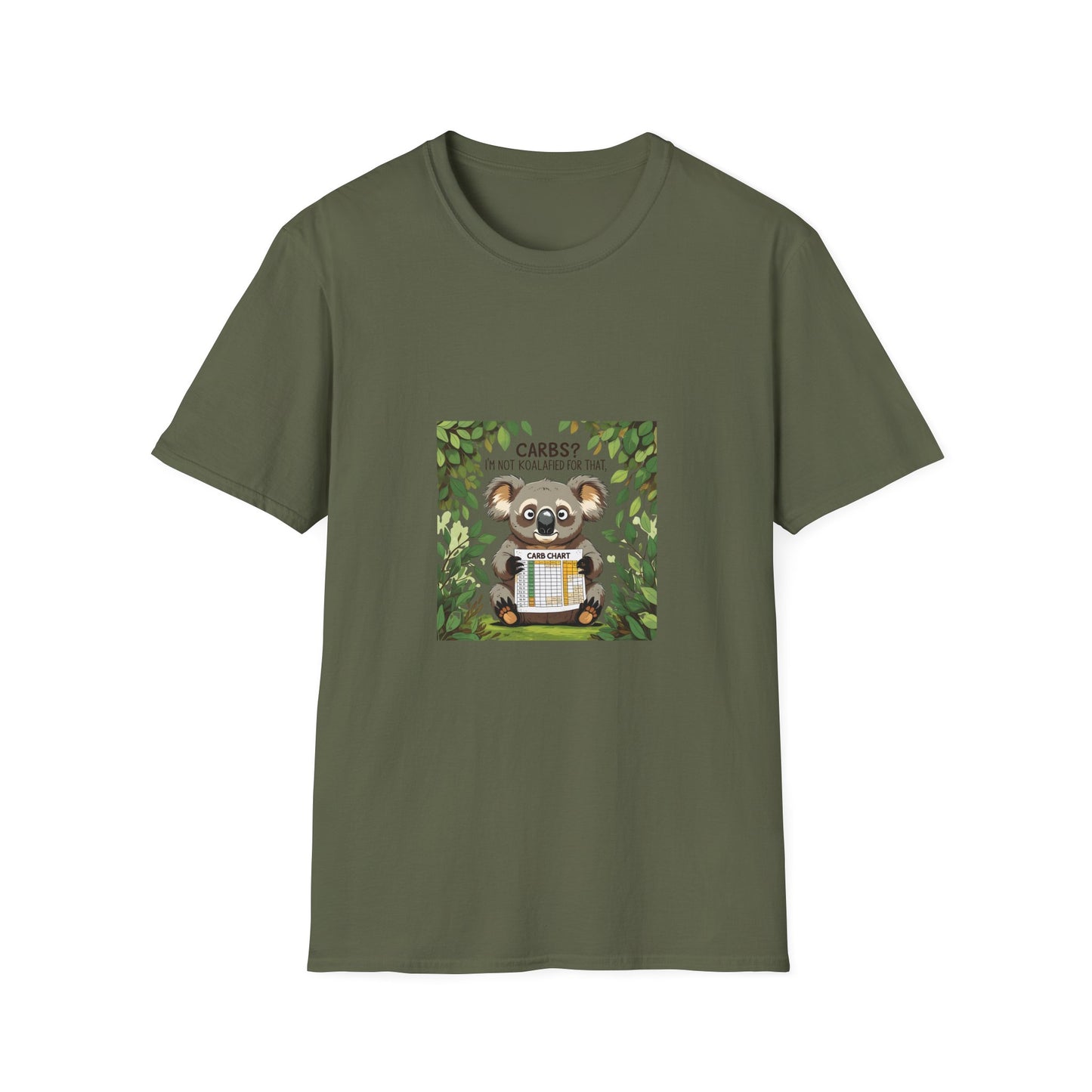 Koala Carb Count Funny T shirt