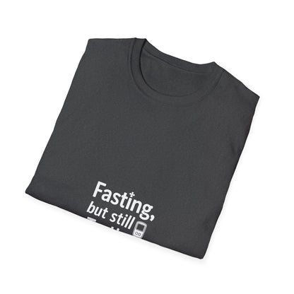 Fasting But Still Testing T‑Shirt — Funny Intermittent Fasting Shirt