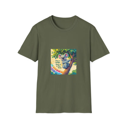 Stay in Range Stay in Trees Koala T shirt