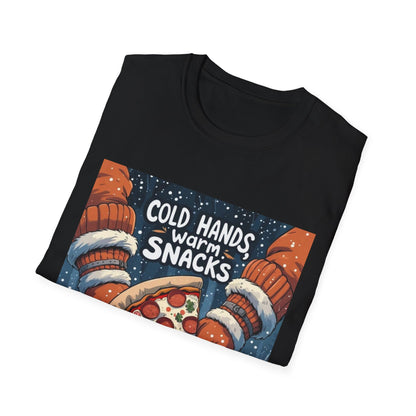 Cozy Winter Comfort: Pepperoni Pizza Warmth, Illustrated Whimsy---Cozy Reader T-Shirt