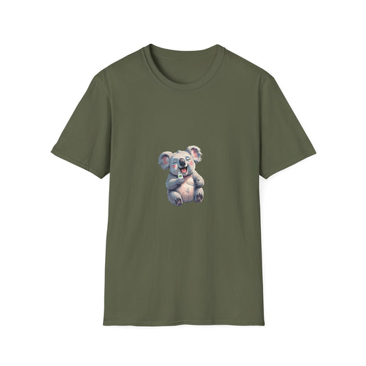 Koala Thinking Hard cool t shirt