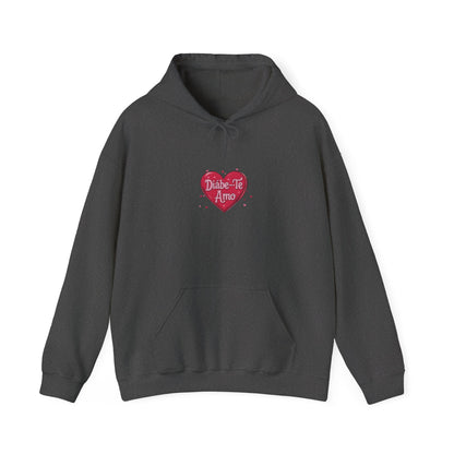 Dime-Té Amo Heart Hoodie – Spanish Love Graphic Pullover