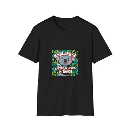 Koalified to Keep Sugars in Range Cool Koala T shirt