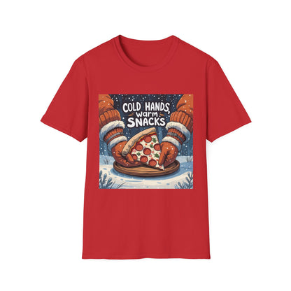 Cozy Winter Comfort: Pepperoni Pizza Warmth, Illustrated Whimsy---Cozy Reader T-Shirt
