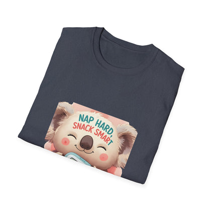 Nap Hard Snack Smart t shirt