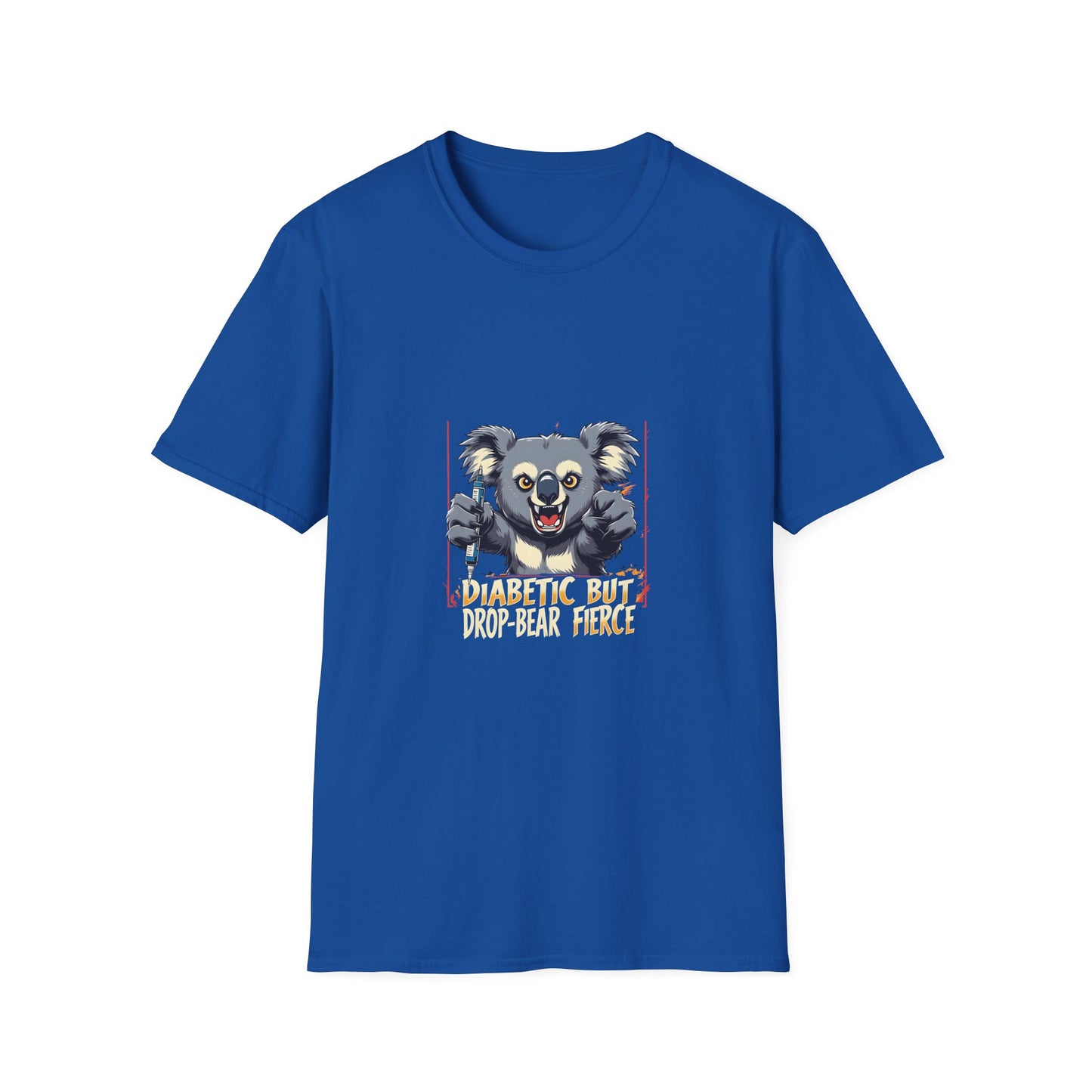 Diabetic but Fierce Koala Colol T shirt