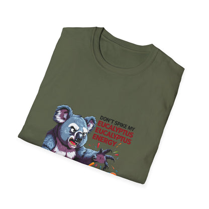 Eucalyptus Energy Koala Funny T shirt
