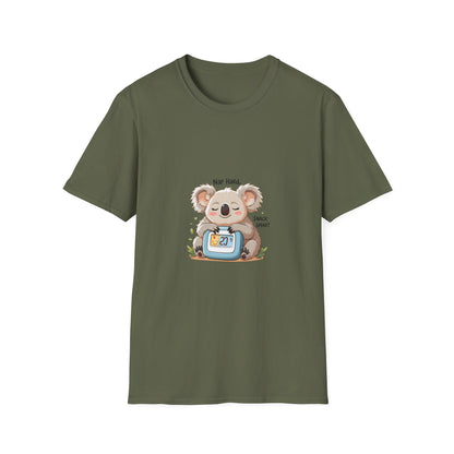 Funny Napping Koala t shirt